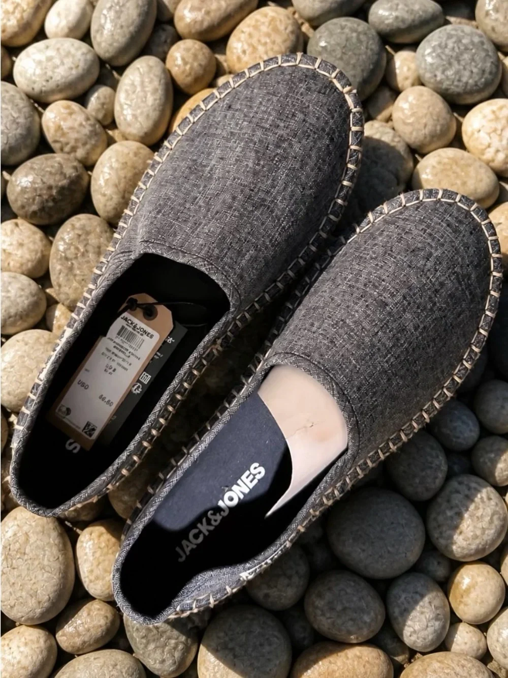 Jack Rogers Black Slip-On Espadrilles for Men
